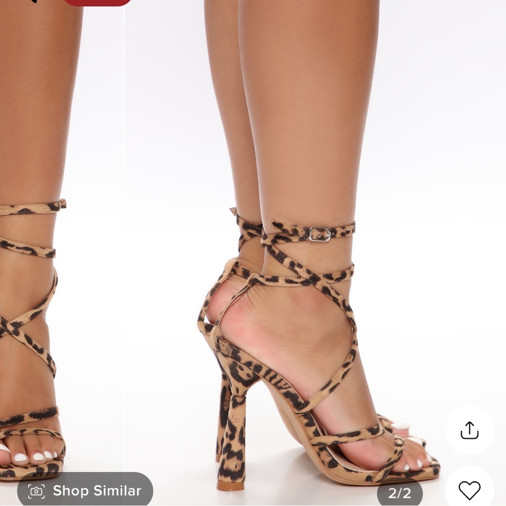 Fashion Nova leopard heels